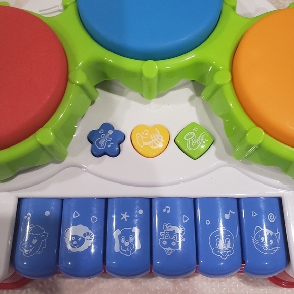 Learning Musical Piano and Drum Toy Bundle for Toddlers - Picture 5 of 13